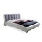 Baxton Studio Guerin Two Tone Upholstered Grid Tufted Queen-Size Platform Bed 114-6220 - alternate 1